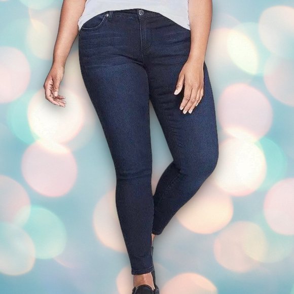 Seven7 Women’s Plus Size Melissa McCarthy Mid-Rise Jeggings Skinny Jeans Size 20 - Picture 1 of 8